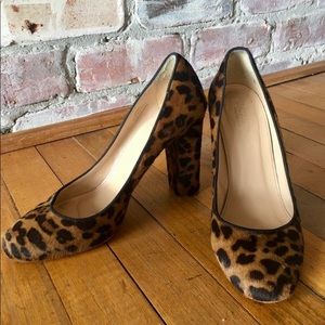 J crew Etta Leopard print heels